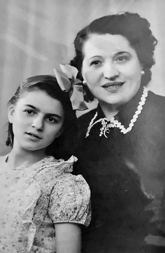 Rosa Barszcz et sa fille Germaine, Paris, début des années 1940