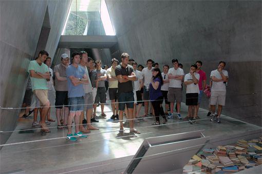 A young professionals' delegation from MAGBIT-UJA Canada visited Yad Vashem on 10 August
