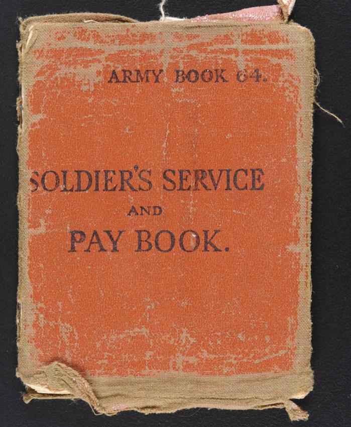 Julian Czerwonogora’s army pay book from the time of his service in the 1st Polish Independent Parachute Brigade under British command