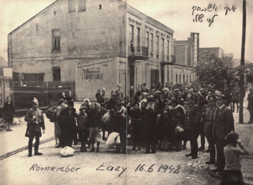 16 de junio de 1942 - Deportación de los judíos de Łazy, Polonia
