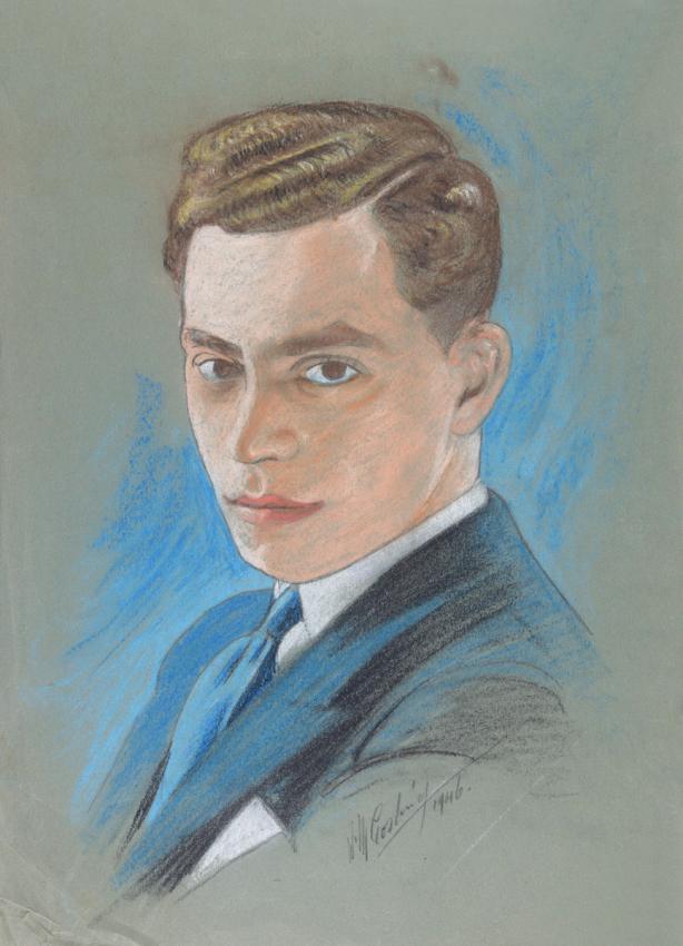 Portrait of Martin Weil, 1946, by an unknown artist