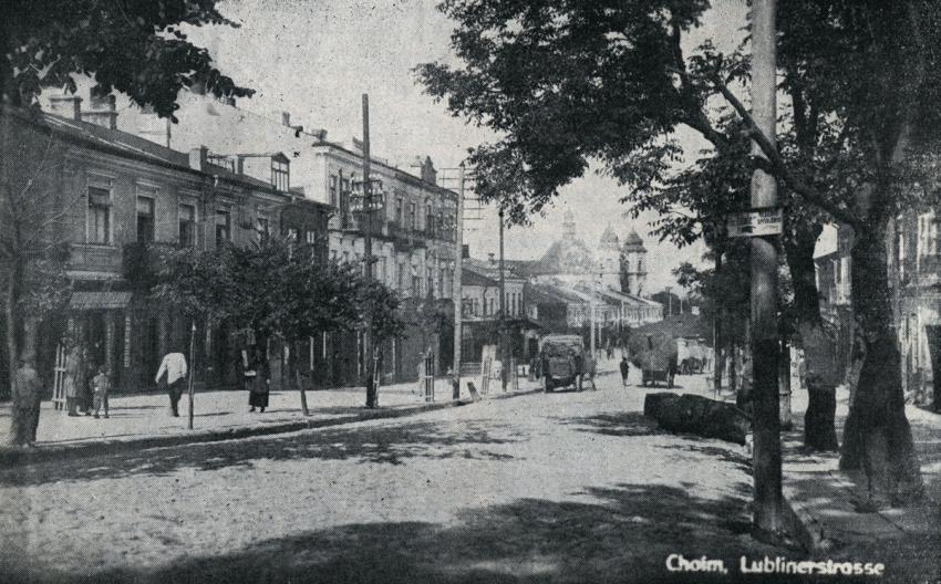 View of Lublin Street in Chełm, prewar