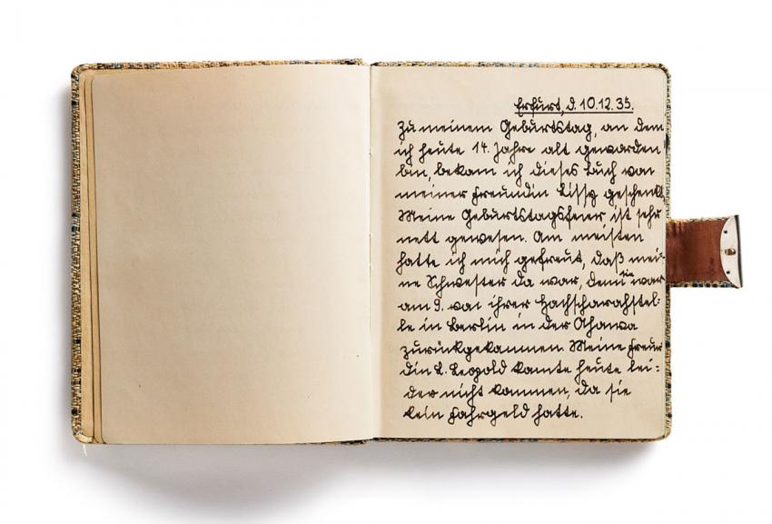 Tagebuch von Marion Feiner aus Erfurt in Thüringen