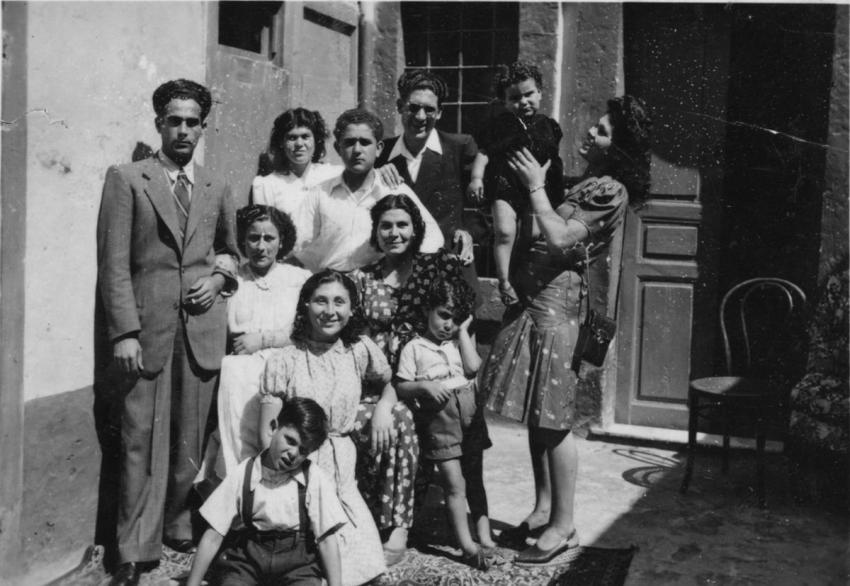 The Naim family in Benghazi, 1946