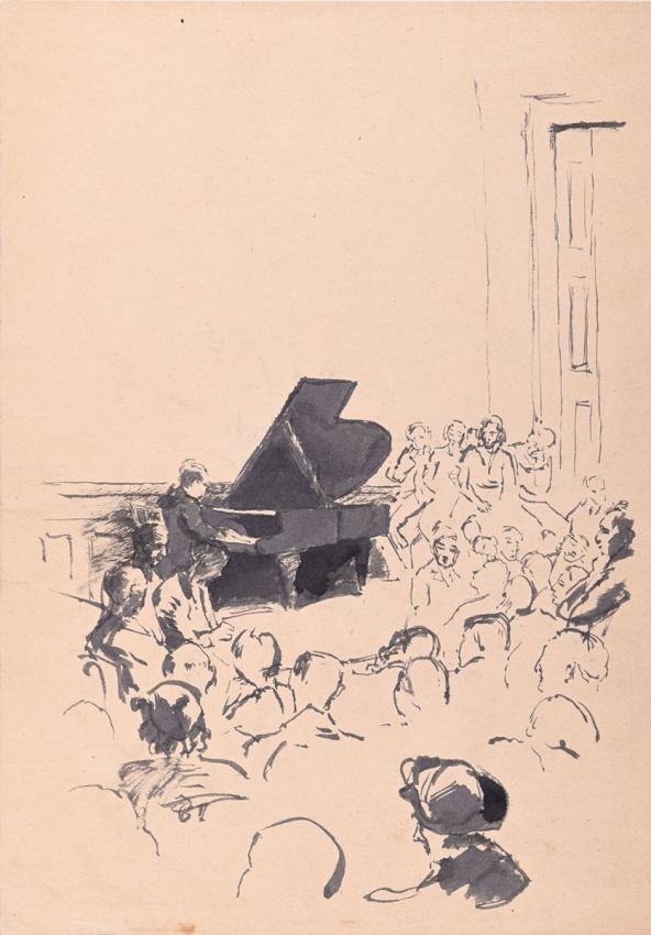 Franz Petr Kien (1919-1944). Piano Recital, Terezin Ghetto, 1942-1944