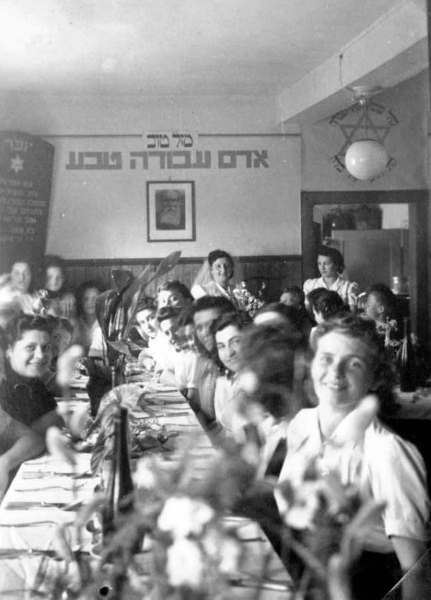 Wedding party at Kibbutz Buchenwald