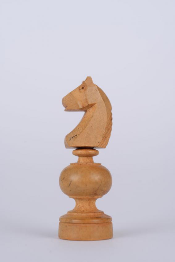 Chess pieces that the Freiburg family took from home when they went into hiding.