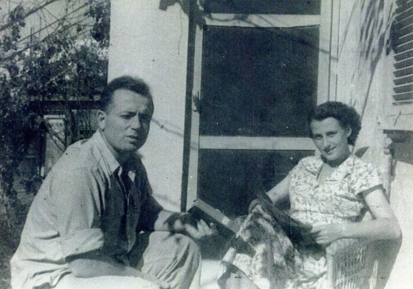 גניה ונחום מנור בישראל, שנות החמישים.