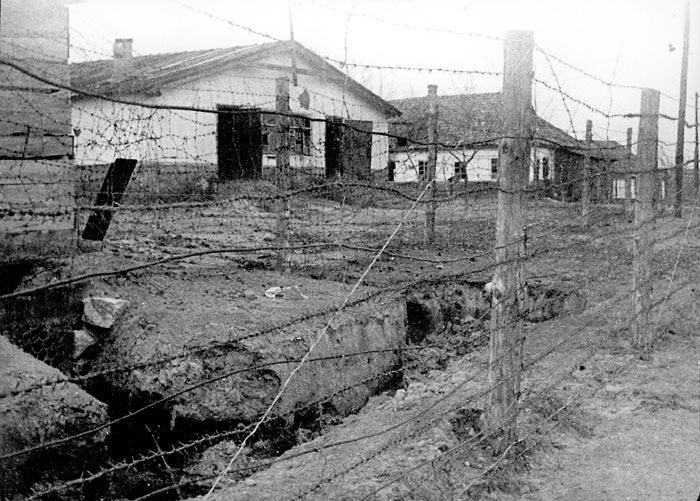 Никополь, Украина, февраль 1944. Концентрационный лагерь, после освобождения