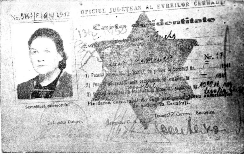 דרכון צהוב שהונפק ליהודים, צ'רנוביץ