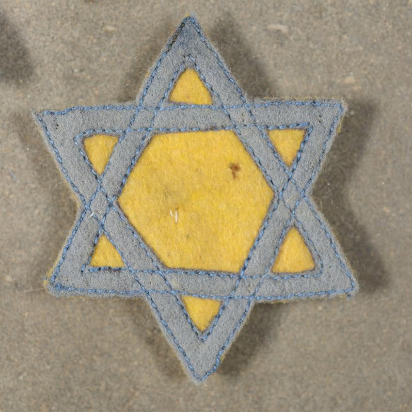 Jewish badge (yellow star) from Slovakia 