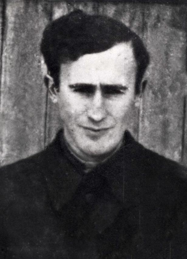 הפרטיזן דוד פרפל בשנת 1944 לאחר שחרור אזור ניסבייז' על ידי הצבא האדום.