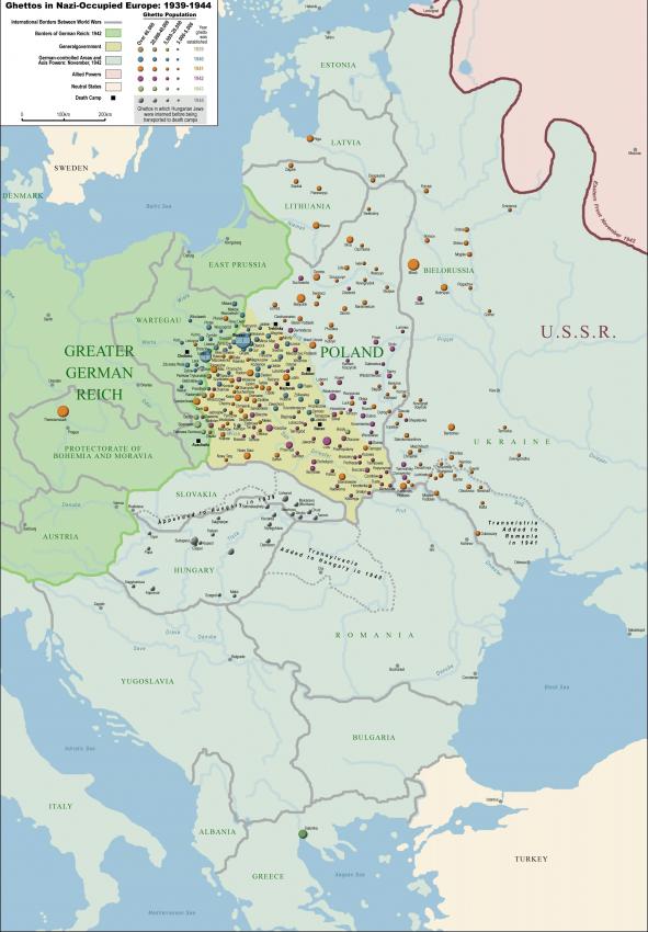 Гетто в оккупированной нацистами Европе, 1939-1944