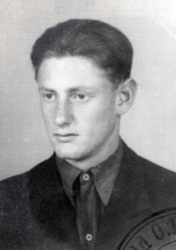 שלמה רזניק לאחר שחרורו ממחנה דכאו