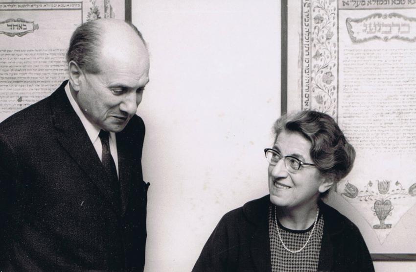 Lisbeth and Rafael Edelmann, Israel,  postwar