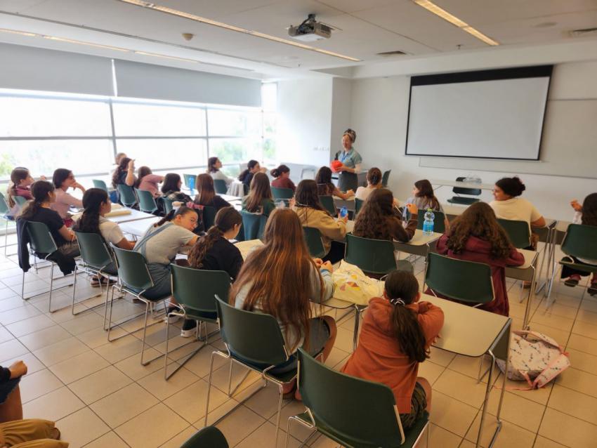 A classroom in the International School for Holocaust Studies 