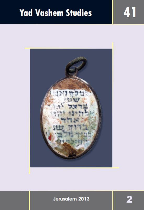 Yad Vashem Studies, Vol. 41:2 (2013)