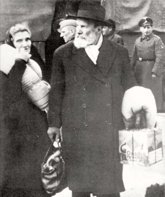 París, Francia. La pareja judía Brin es deportada a Drancy por la policía secreta alemana