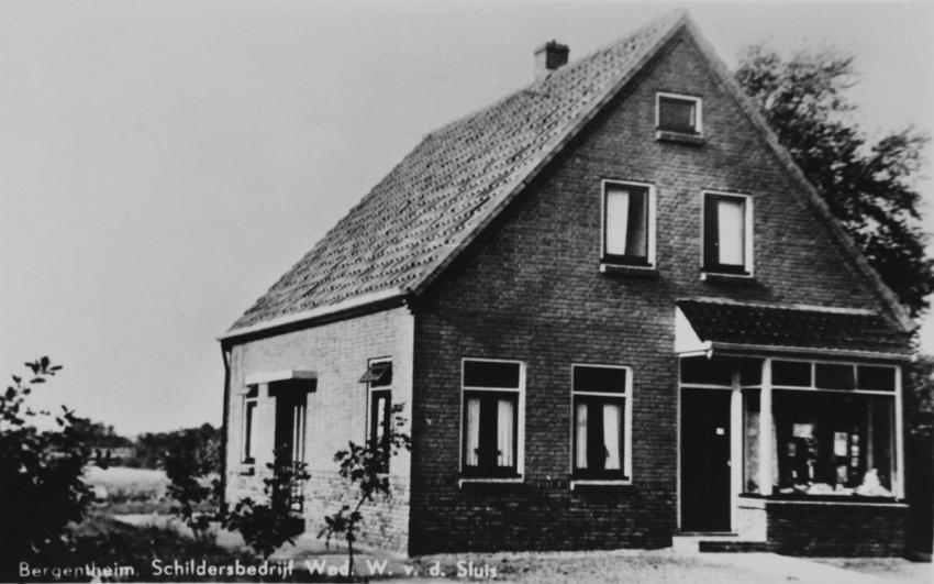 The van der Sluis home, where Sallie Lindeman was hidden during World War II