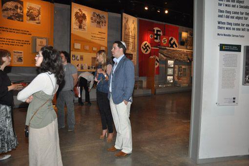 Accompanied by his wife Lucy, Phillip Morelle (right), son of Yad Vashem Builder Steve Morelle z”l, visited the Holocaust History on 15 April 2012. He also attended the Holocaust Remembrance Day official opening ceremony on 18 April 2012.