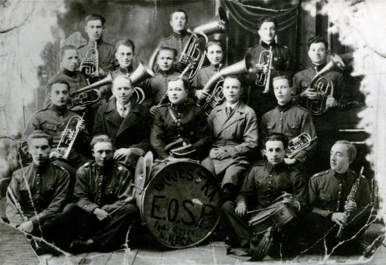 The Eishishok fire department orchestra, Eishishok, Poland