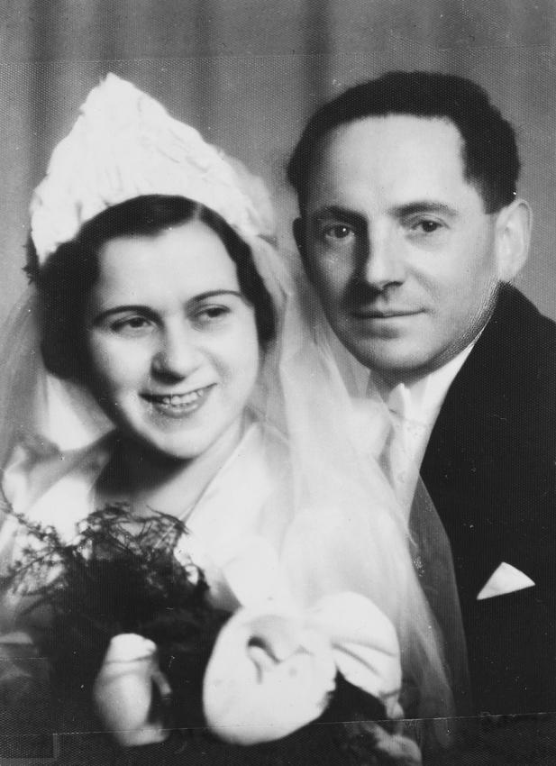 Arpad Löwy, Dan's uncle, and his wife Eva.  Czechoslovakia, prewar