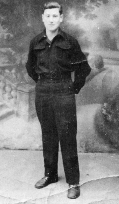 Zenek Maor (Selig Moskowicz ) after liberation, Wloclawek, Poland, 1945