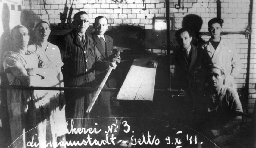 עובדי מאפיה בגטו לודז', נובמבר 1941