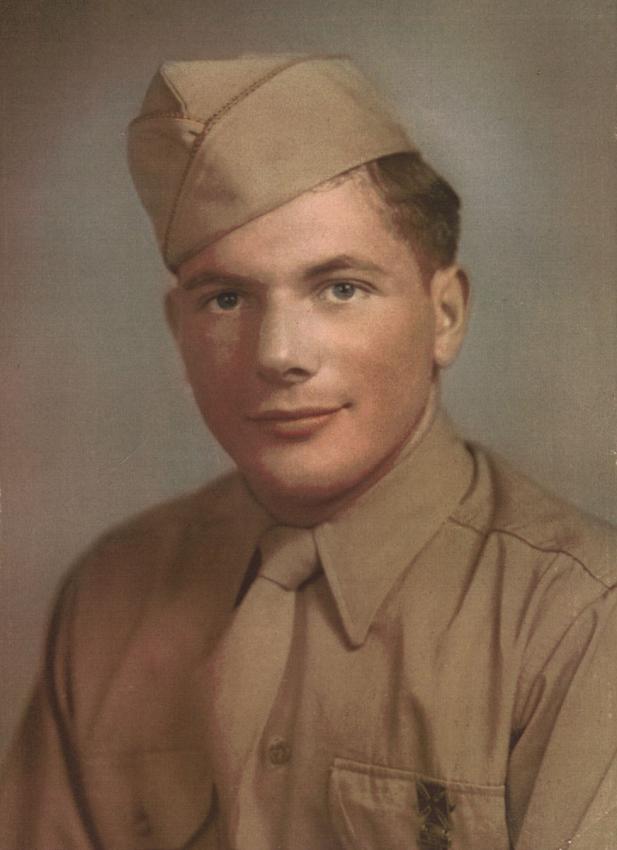 Paul Rosenblatt during his enlistment in the military