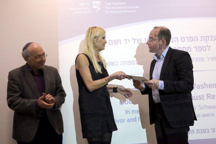  The 2015 Yad Vashem International Book Prize for Holocaust Research, in memory of Holocaust survivor Abraham Meir Schwarzbaum, and family members murdered in the Holocaust, was awarded to Professor Johann Chapoutot