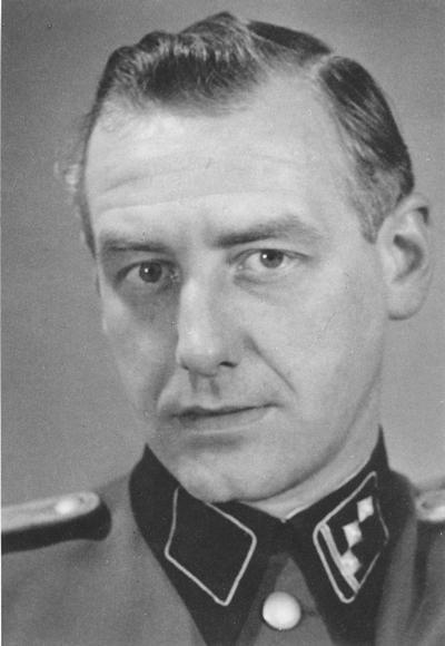 1942年10月12日任命的营地指挥官阿尔贝特·格梅克，荷兰韦斯特博克
