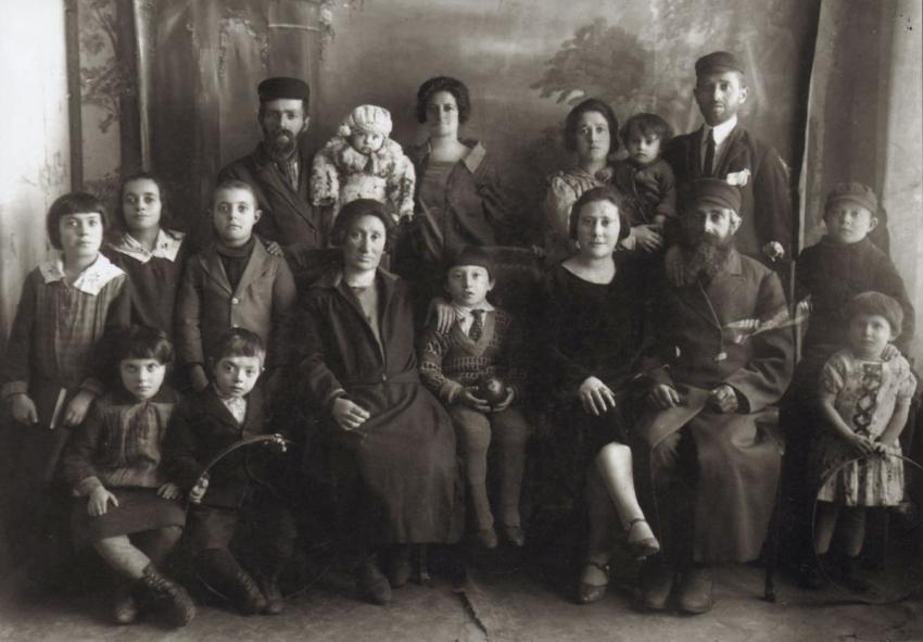 La familia Fridling en Chełm antes del Holocausto.