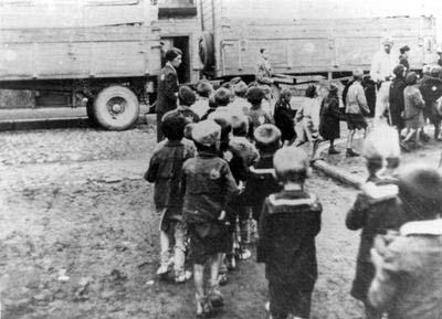 גירוש ילדי גטו לודז', פולין