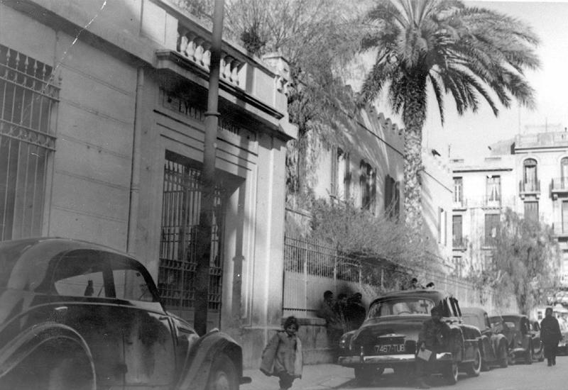 שער הכניסה לגימנסיה הצרפתית הגדולה, תוניס