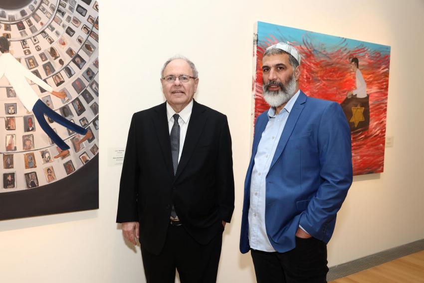 Yad Vashem Chairman Dani Dayan with Shai Azoulay