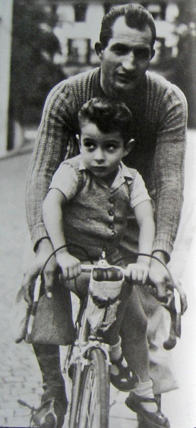 Bartali et son fils Andrea