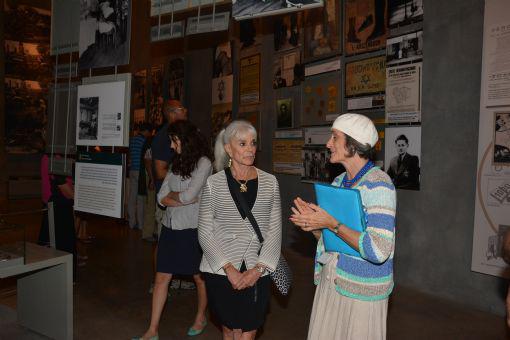 Active philanthropist and humanitarian Dr. Arlene Bearman recently toured the Holocaust History Museum, the Hall of Remembrance and the Children's Memorial.