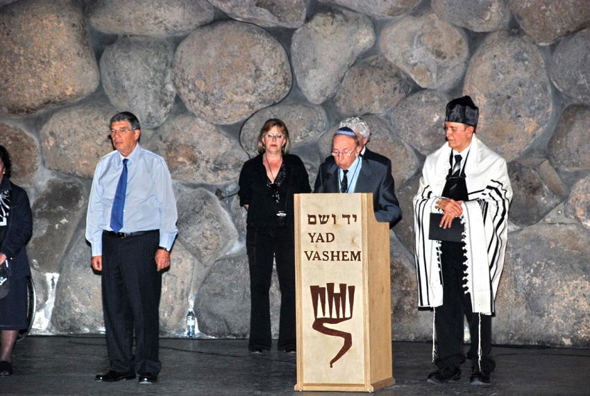 Public recitation of Holocaust victims’ names in the Hall of Remembrance