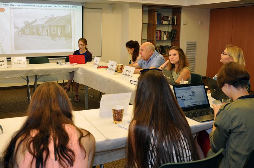 Students of The Higher School of Economics in St. Petersburg, Russia taking part in the international workshop &quot;The Holocaust in the Soviet Union&quot;. Yad Vashem, September18-22, 2016