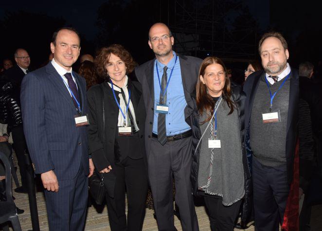 The management of Yad Vashem major supporter Genesis Philanthropy Group (GPG) participated in the Holocaust Remembrance Day State Opening Ceremony on 15 April