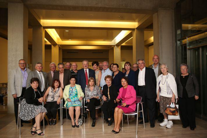 Yad Vashem Benefactors Philip and Rose Friedman were joined by family and friends from all over the globe for the Jerusalem Garden Dedication.