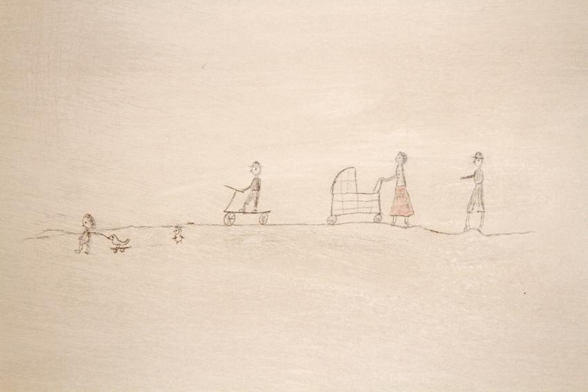 &quot;The children's drawings are the reflections of the life they were forced to leave behind&quot;