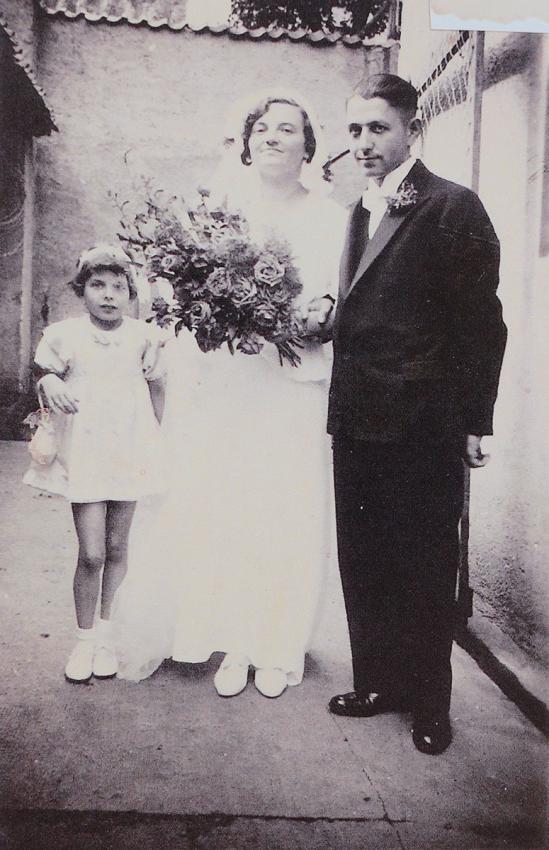 Albert-Avraham Baer and Thea-Devorah Faber on their wedding day, Germany, 1937