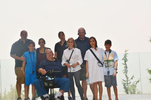 La familia Mishkin de Venezuela durante su visita a Yad Vashem