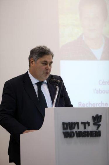 Allocution de Pierre-François Veil, Président du Comité Français pour Yad Vashem, durant la cérémonie organisée en hommage à sa mère