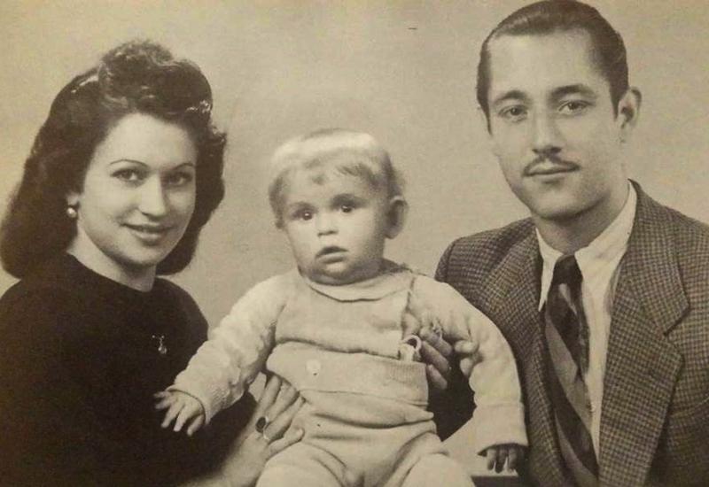 October 1943. Irene, Peter and their firstborn