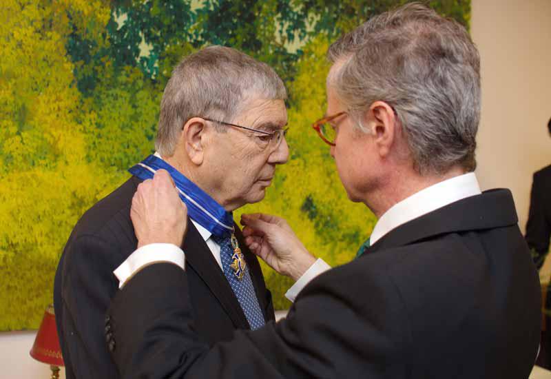 Yad Vashem Chairman Avner Shalev Awarded Spanish Order of Civil Merit