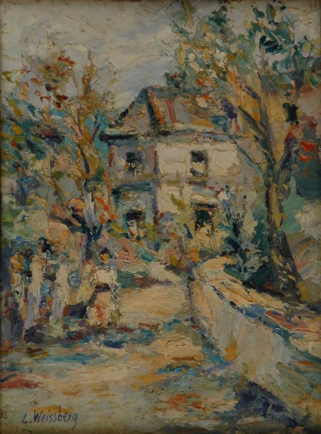 Leon Weissberg (1894 - 1943), Casa al sol, Entraygues-sur-Truyère, 1942