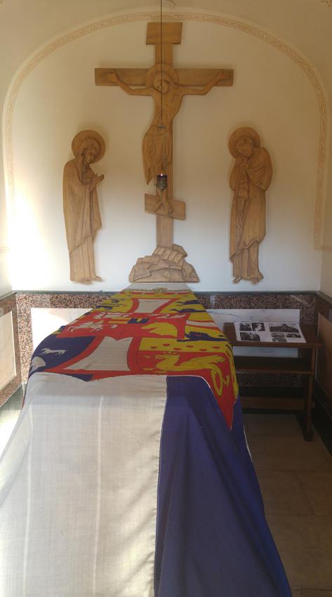 קברה של הנסיכה אליס בכנסיית מריה מגדלנה בהר הזיתים
