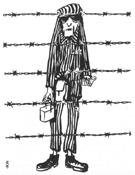 Iosef Bau, prisionero en el campo de trabajos forzados